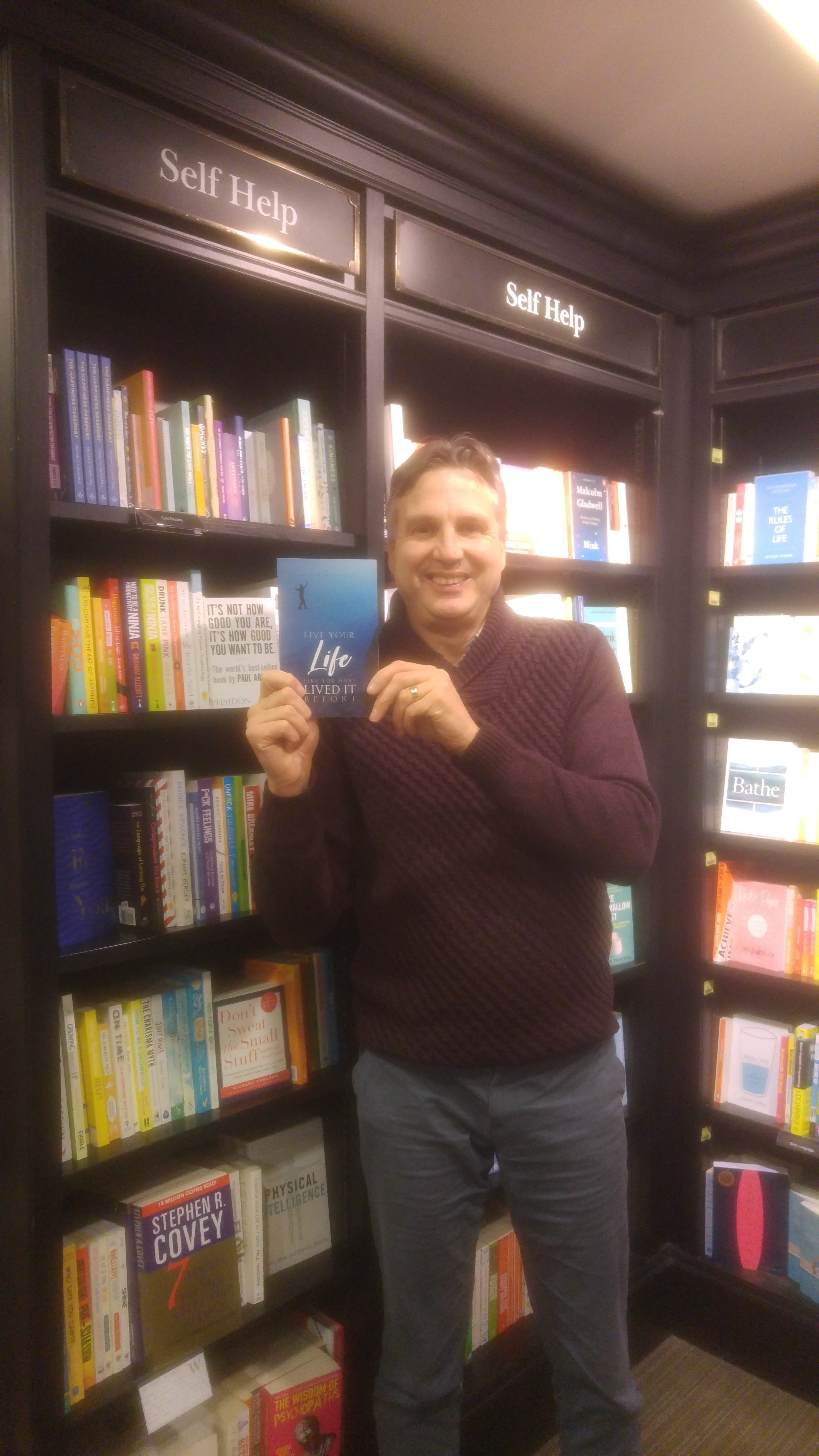 ‘Live Your Life Like You Have Lived It Before’ by Malcolm Bateup Stocked in Waterstones